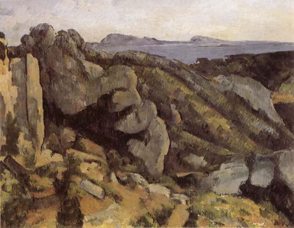 Paul Cezanne Rochers a l'Estaque oil painting picture